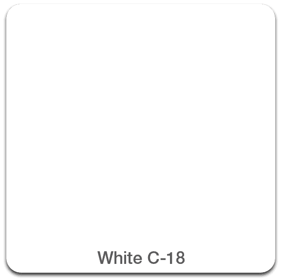 White (C-18) Solid Colors floor finish