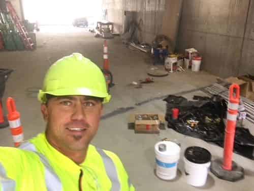 Salyers Construction crew at work on an industrial jobsite.